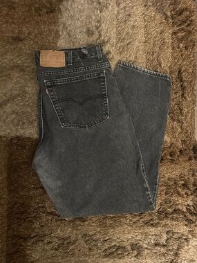 Vintage Levi's 550 Men's Straight Blackstone Wash Jeans 40/30